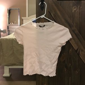 Brandy Melville Lettuce Cut Top